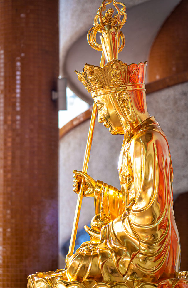 Gilded Ksitigarbha