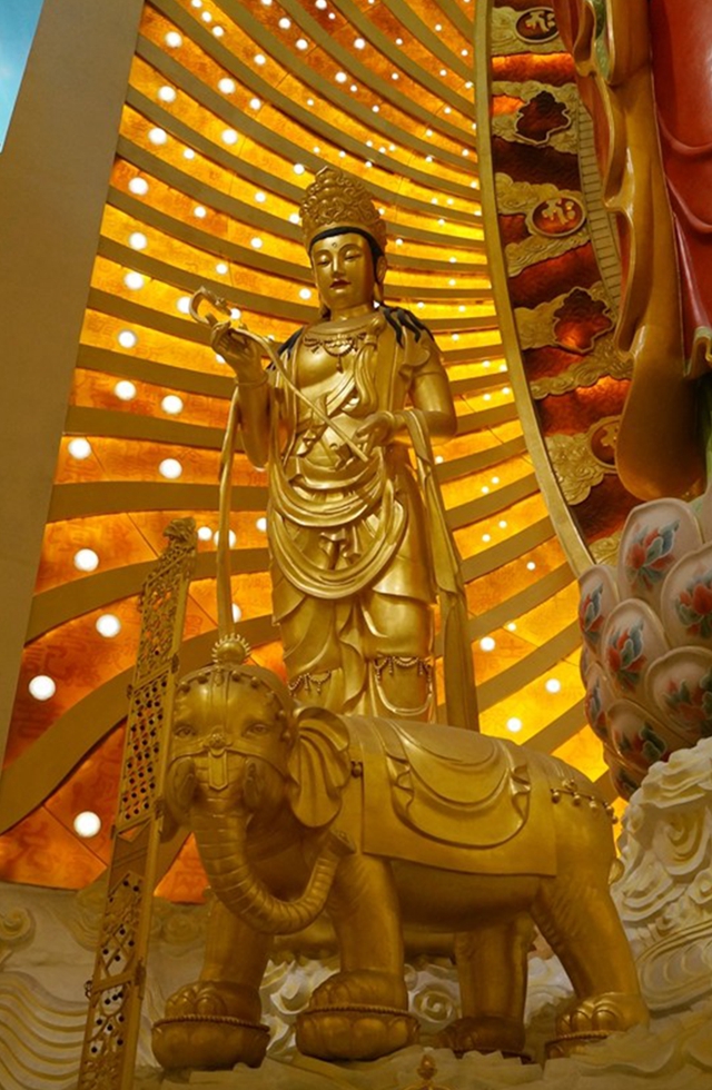 Bronze Samantabhadra Sculpture
